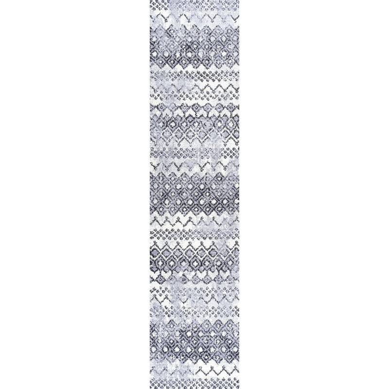 Azmar Moroccan Geometric Distressed Area Rug