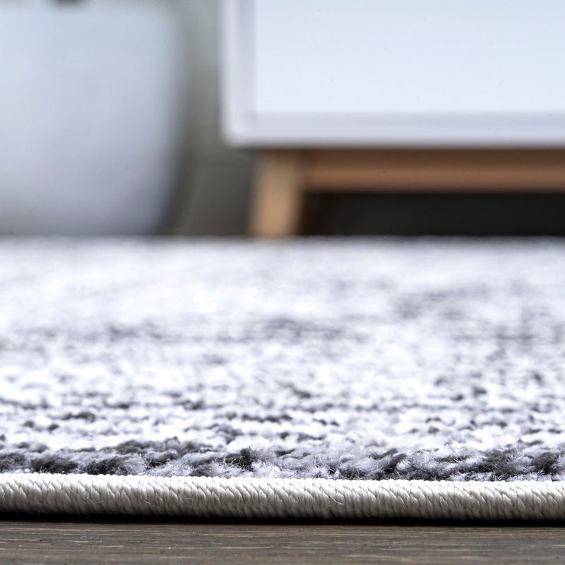 Iften Moroccan Geometric Distressed Area Rug