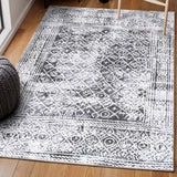 Iften Moroccan Geometric Distressed Area Rug
