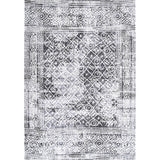 Iften Moroccan Geometric Distressed Area Rug
