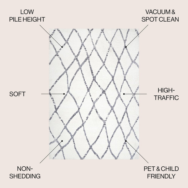 Illi Moroccan Diamond Trellis Area Rug
