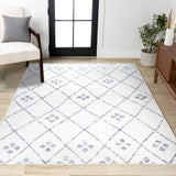 Izil Moroccan Geometric Diamond Area Rug
