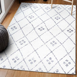 Izil Moroccan Geometric Diamond Area Rug