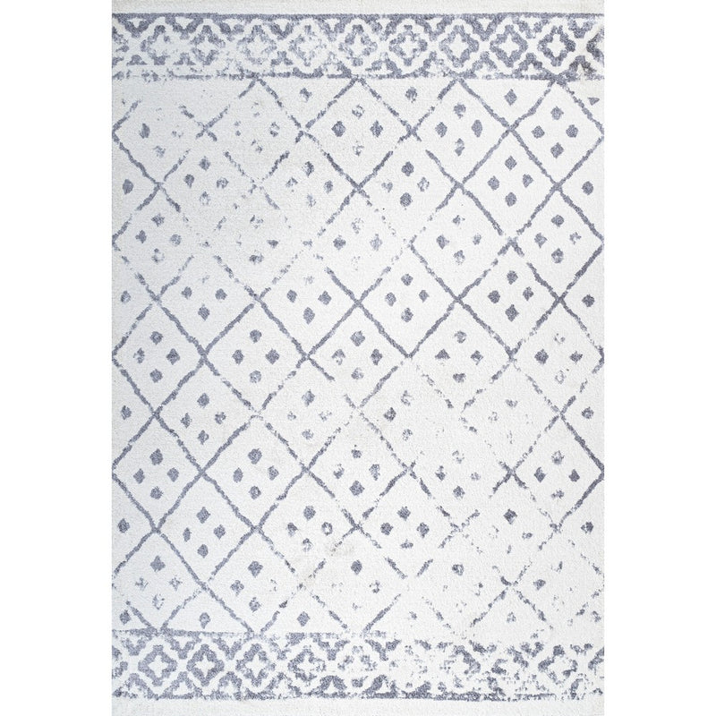 Juba Moroccan Geometric Diamond Area Rug