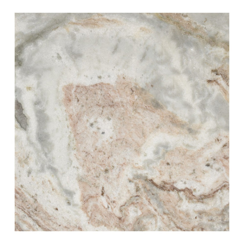 Felix 15" Contemporary Natural Marble Handmade Cube End Table