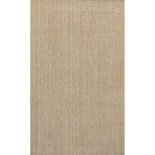 Espina Hand Woven Herringbone Chunky Jute Area Rug