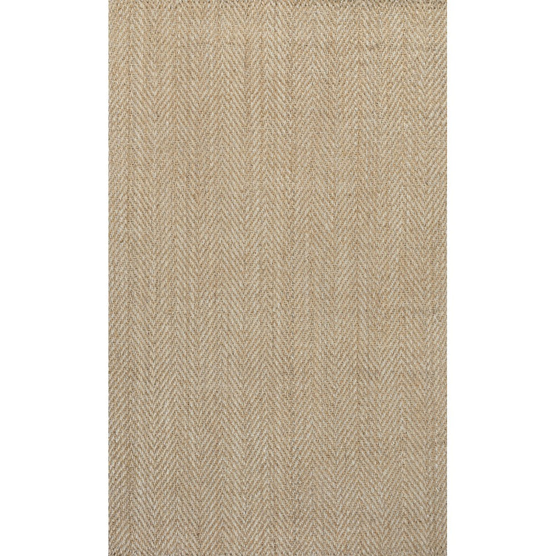 Espina Hand Woven Herringbone Chunky Jute Area Rug