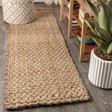 Estera Hand Woven Boucle Chunky Jute Area Rug