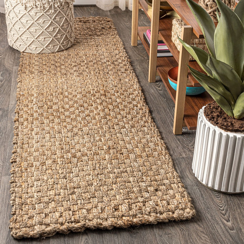 Estera Hand Woven Boucle Chunky Jute Area Rug