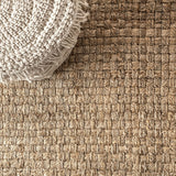 Estera Hand Woven Boucle Chunky Jute Area Rug