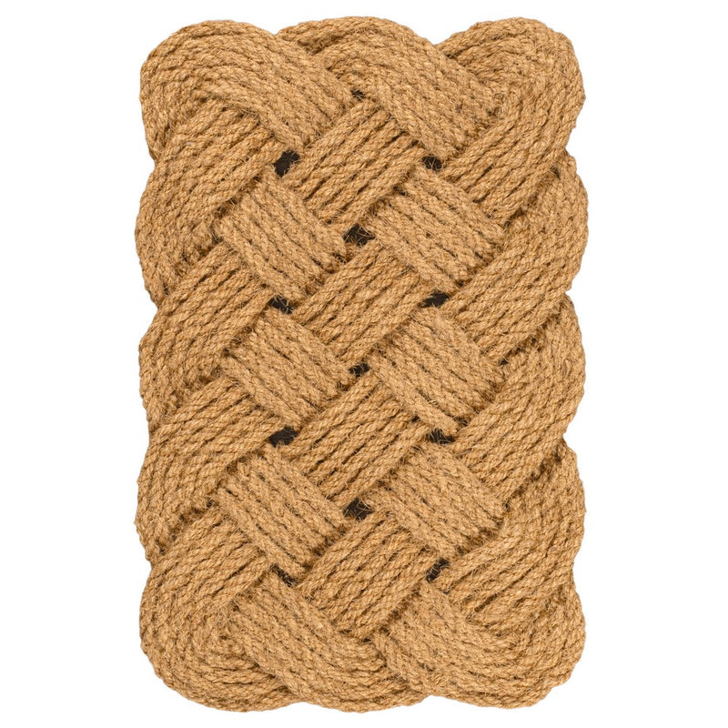 Maeve Classic Coastal Scalloped Basketweave Coir Mat