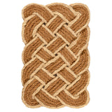 Maeve Classic Coastal Scalloped Basketweave Coir Mat