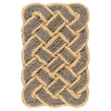 Maeve Classic Coastal Scalloped Basketweave Coir Mat