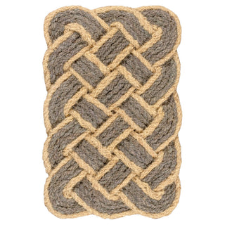 Maeve Classic Coastal Scalloped Basketweave Coir Mat