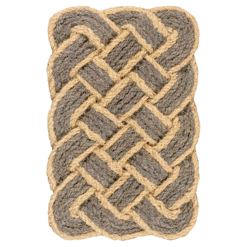 Maeve Classic Coastal Scalloped Basketweave Coir Mat