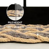 Maeve Classic Coastal Scalloped Basketweave Coir Mat