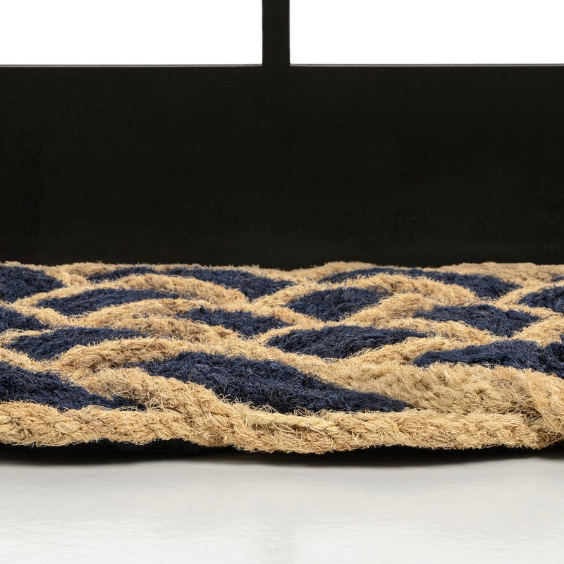 Maeve Classic Coastal Scalloped Basketweave Coir Mat
