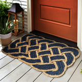 Maeve Classic Coastal Scalloped Basketweave Coir Mat