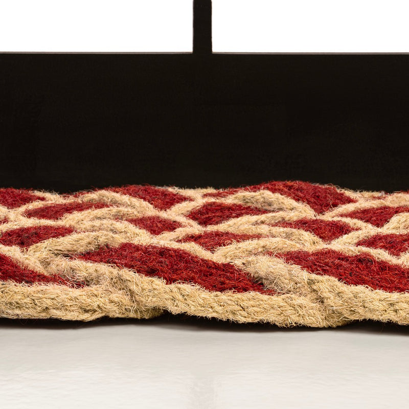 Maeve Classic Coastal Scalloped Basketweave Coir Mat