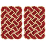 Maeve Classic Coastal Scalloped Basketweave Coir Mat
