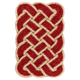Maeve Classic Coastal Scalloped Basketweave Coir Mat