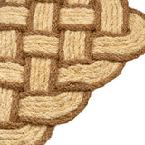 Maeve Classic Coastal Scalloped Basketweave Coir Mat