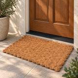 Mavie Coastal Farmhouse Handwoven Lattice Coir Mat