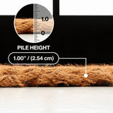 Mavie Coastal Farmhouse Handwoven Lattice Coir Mat