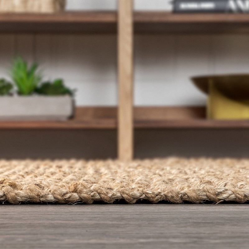 Pata Hand Woven Chunky Jute Area Rug