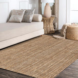 Pata Hand Woven Chunky Jute Area Rug