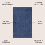 Pata Hand Woven Chunky Jute Area Rug
