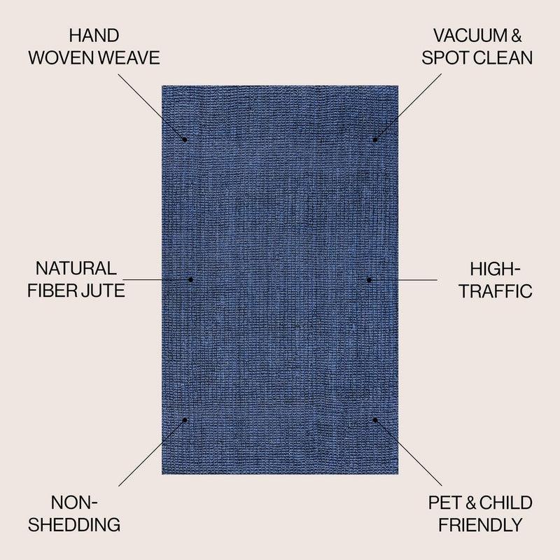 Pata Hand Woven Chunky Jute Area Rug