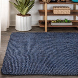 Pata Hand Woven Chunky Jute Area Rug