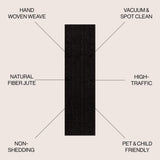 Pata Hand Woven Chunky Jute Area Rug