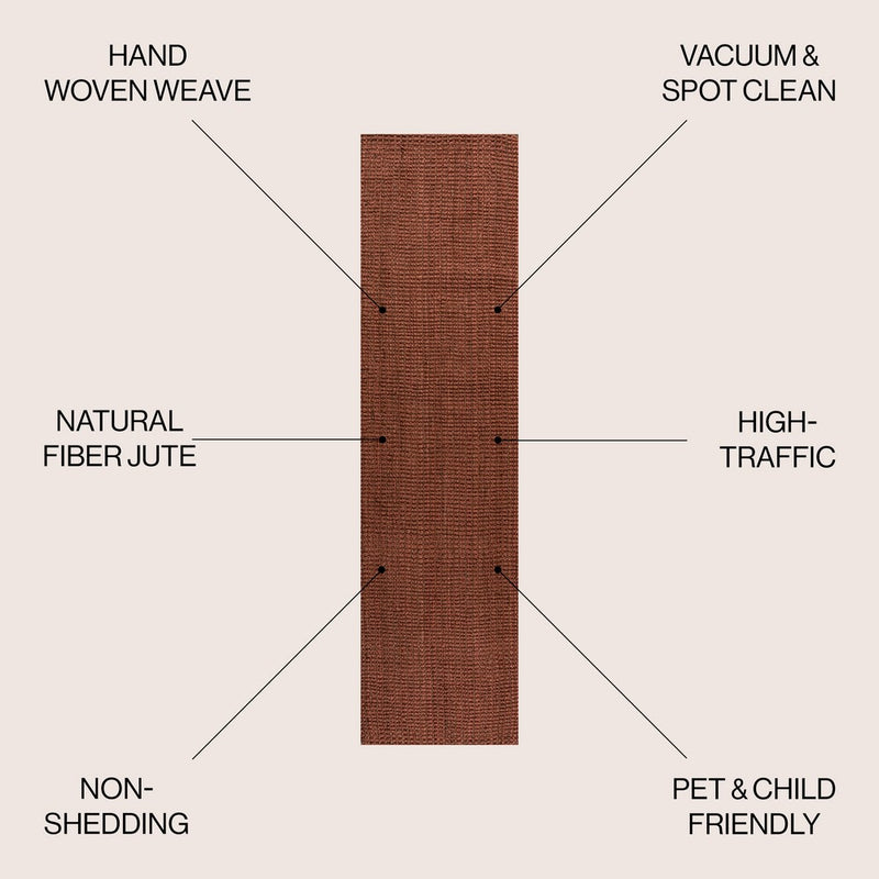 Pata Hand Woven Chunky Jute Area Rug