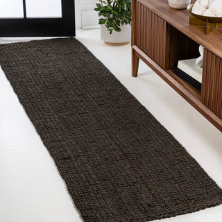 Pata Hand Woven Chunky Jute Area Rug Brown