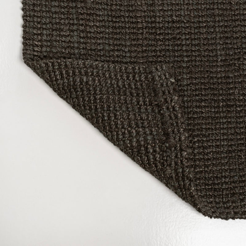 Pata Hand Woven Chunky Jute Area Rug Brown