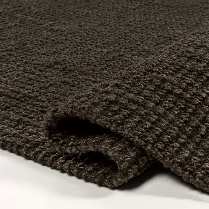 Pata Hand Woven Chunky Jute Area Rug Brown