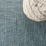 Pata Hand Woven Chunky Jute With Fringe Area Rug
