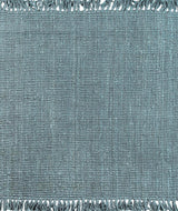 Pata Hand Woven Chunky Jute With Fringe Area Rug
