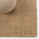 Biot Traditional Rustic Handwoven Jute Area Rug Natural / Runner / 2'2" X 8' – DETAIL