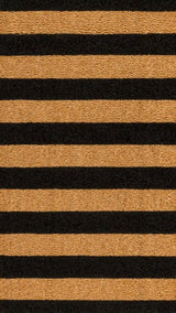 Sutton Modern Coastal Striped Coir Area Rug