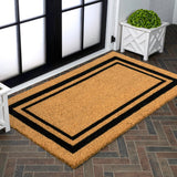 Blaire Modern Classic Double Border Coir Area Rug