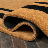 Blaire Modern Classic Double Border Coir Area Rug