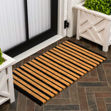 Hadley Modern Classic Ticking Stripe Coir Area Rug