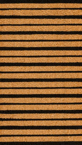 Hadley Modern Classic Ticking Stripe Coir Area Rug
