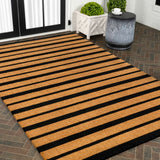 Hadley Modern Classic Ticking Stripe Coir Area Rug