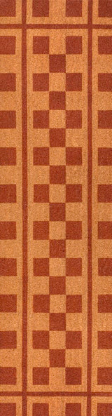 Harper Classic Farmhouse Checkerboard Coir Area Rug