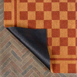Harper Classic Farmhouse Checkerboard Coir Area Rug