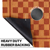 Harper Classic Farmhouse Checkerboard Coir Area Rug